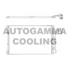 105650 AUTOGAMMA Конденсатор, кондиционер