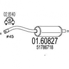 01.60827 MTS Глушитель выхлопных газов конечный
