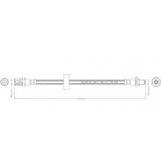 3040 REMKAFLEX Тормозной шланг