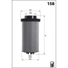 ELG5576 MECAFILTER Топливный фильтр