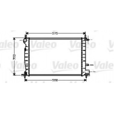 734543 VALEO Радиатор, охлаждение двигателя
