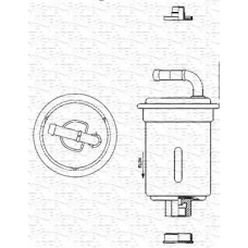 213908909800 MAGNETI MARELLI Фильтр топливный