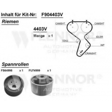 F904380V FLENNOR Комплект ремня грм