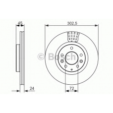 0 986 479 700 BOSCH Тормозной диск