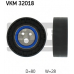VKM 32018 SKF Паразитный / ведущий ролик, поликлиновой ремень