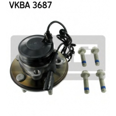 VKBA 3687 SKF Комплект подшипника ступицы колеса
