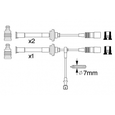 0 356 912 820 BOSCH Комплект проводов зажигания