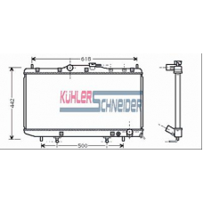 3200731 KUHLER SCHNEIDER Радиатор, охлаждение двигател