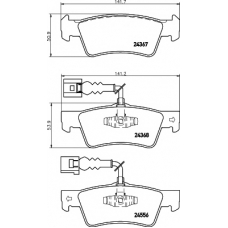 8DB 355 012-441 HELLA PAGID Комплект тормозных колодок, дисковый тормоз