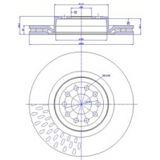 142.1008 CAR Тормозной диск