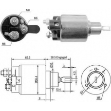 940113050050 MAGNETI MARELLI Тяговое реле, стартер