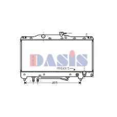 210560N AKS DASIS Радиатор, охлаждение двигателя