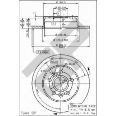 15367 AP Тормозной диск