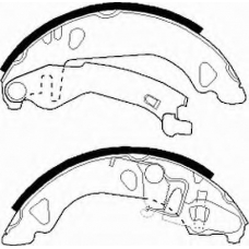 T0611006 RAMEDER Комплект тормозных колодок