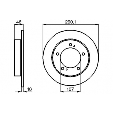 0 986 478 377 BOSCH Тормозной диск