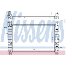 69092 NISSENS Радиатор, охлаждение двигателя
