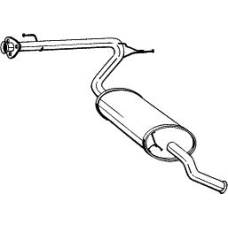 281-093 BOSAL Глушитель выхлопных газов конечный