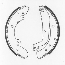BS956 QUINTON HAZELL Комплект тормозных колодок
