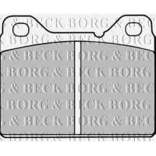 BBP1007 BORG & BECK Комплект тормозных колодок, дисковый тормоз