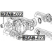 BZAB-023 FEBEST Опора, дифференциал