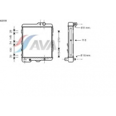 AI2030 AVA Радиатор, охлаждение двигателя