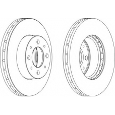 DDF1179-1 FERODO Тормозной диск