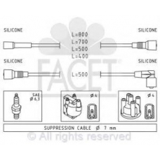 4.7055 FACET Ккомплект проводов зажигания