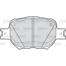 598827 VALEO Комплект тормозных колодок, дисковый тормоз