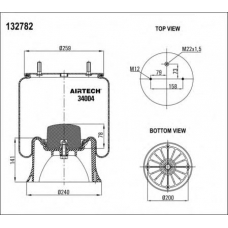 34004  KPP Airtech Кожух пневматической рессоры