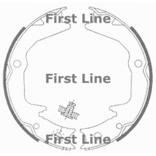 FBS665 FIRST LINE Комплект тормозных колодок, стояночная тормозная с