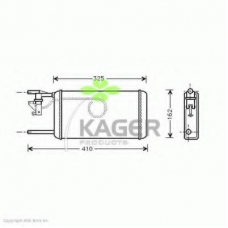 32-0395 KAGER Теплообменник, отопление салона