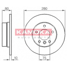 103498 KAMOKA Тормозной диск