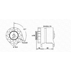 943321059010 MAGNETI MARELLI Генератор