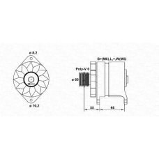 943356565010 MAGNETI MARELLI Генератор