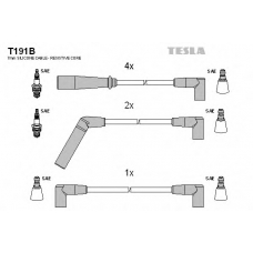 T191B TESLA Комплект проводов зажигания