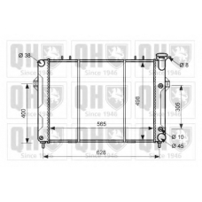 QER2566 QUINTON HAZELL Радиатор, охлаждение двигателя