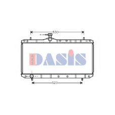 322006N AKS DASIS Радиатор, охлаждение двигателя