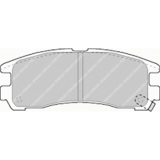 FSL803 FERODO Комплект тормозных колодок, дисковый тормоз