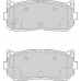 FD7035A NECTO Комплект тормозных колодок, дисковый тормоз