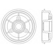 60603 PAGID Тормозной барабан