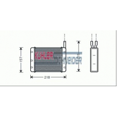 2791301 KUHLER SCHNEIDER Теплообменник, отопление салона