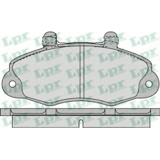 05P1059 LPR Комплект тормозных колодок, дисковый тормоз