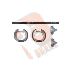 79RBKT0067 R BRAKE Комплект тормозных колодок