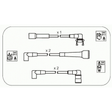 RB21 JANMOR Комплект проводов зажигания