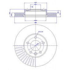 142.062 CAR Тормозной диск