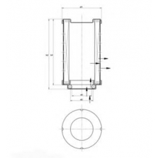 KX 120D MAHLE Топливный фильтр