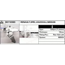 DC73090 EDR Тормозной суппорт