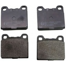 B110820 DENCKERMANN Комплект тормозных колодок, дисковый тормоз