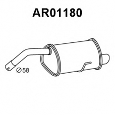 AR01180 VENEPORTE Глушитель выхлопных газов конечный