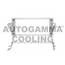 102717 AUTOGAMMA Конденсатор, кондиционер